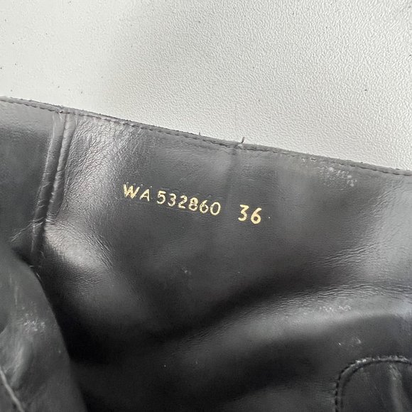 Saint Laurent YSL Lukas Womens Ankle Boots Black Suede Western size EU 36 US 6 - Picture 15 of 16